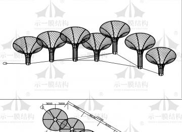 在上海示一膜結(jié)構(gòu)設計成套鋼結(jié)構(gòu)圖紙，費用大約多少？