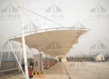 膜結構車棚造型是如何分類的？