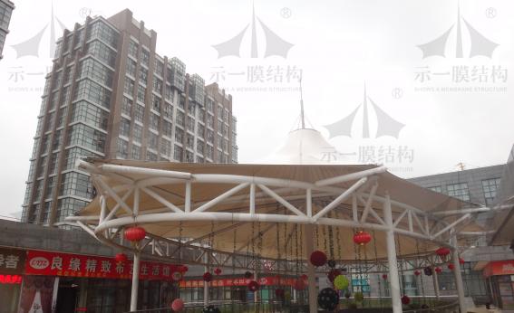 商業(yè)膜結構遮陽雨棚103122