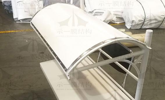競標展會膜結構遮陽棚停車棚模品制作